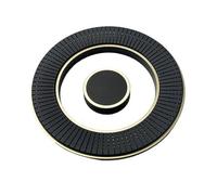 Set di coperchi per fornelli da cucina, struttura in ferro per migliorare l'efficienza di cottura, efficiente e sicuro per cucine da cucina, 2 pezzi, facile installazione bruciatori parte