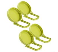 Set di coperchio e supporto per germinazione per barattoli a bocca larga, plastica per alimenti, progettato per una vestibilità sicura e un flusso d'aria efficiente durante la germinazione (2)