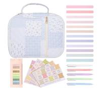 Set di copertine bibliche da donna - ampio pacchetto di per l'apprendimento, etichette etichettate, evidenziatore per appunti integrato, conservazione sicura, elegante durevole | studio