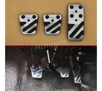 Set di copertura del pedale del Gas del freno della frizione antiscivolo per Mitsubishi Outlander Sport Eclipse Cross Lancer ASX RVR cambio manuale