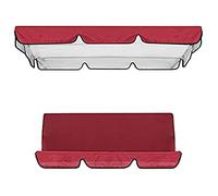 Set di Copertura Superiore Impermeabile per Altalena da Giardino, Copertura di Ricambio per Altalena da 2/3 posti, Copertura per mobili da Giardino per Esterni, Protezione dalle intemperie, Beige, 19