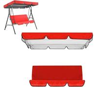 Set di copertura superiore impermeabile per dondolo da patio, copertura superiore di ricambio + federa per cuscino per dondolo da giardino, altalena da giardino, copertura superiore di ricambio per