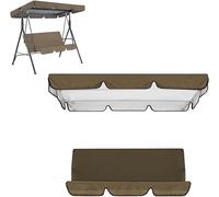 Set di copertura superiore impermeabile per dondolo da patio, copertura superiore di ricambio + federa per cuscino per dondolo da giardino, altalena da giardino, copertura superiore di ricambio per
