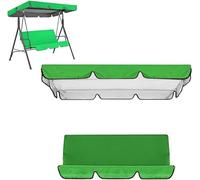 Set di copertura superiore impermeabile per dondolo da patio, copertura superiore di ricambio + federa per cuscino per dondolo da giardino, altalena da giardino, copertura superiore di ricambio per