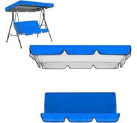 Set di copertura superiore impermeabile per dondolo da patio, copertura superiore di ricambio + federa per cuscino per dondolo da giardino, altalena da giardino, copertura superiore di ricambio per