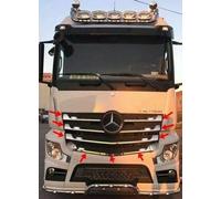 Set di coperture cromate per griglia anteriore Actros MP4 [2013+] [cabina stretta] [9 pezzi]