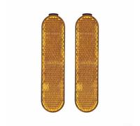 Set di coperture decorative specifiche per ruota posteriore Xiaomi 5Max con riflettori gialli riflettenti e resistenza strutturale (A)