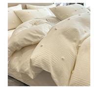 Set di coperture del piumone Set di coperture per Piumini, Fiori di Taglio tridimensionali in Cotone in Cotone Piccola Copertura del piumone di Lusso, Set di Biancheria da Letto a 4 Pezzi Copertina