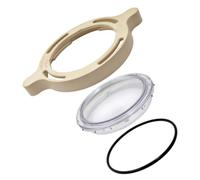 Set di coperture e morsetti per pompe da piscina facili da installare, resistenti all'erosione, a prova di perdite, design per pompe per sistemi interni, copertura per piscina composita resistente