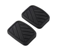 Set di coperture in gomma per pedale del freno della frizione, adatte per Suzuki Kizashi SX4 Grand Vitara XL-7 Aerio Metro Agila in plastica nera, 2 pezzi, accessori per pedali antiscivolo, facile