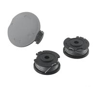 Set di coperture per bobine di ricambio per Bosch Easy Grass Cut 23, 26, 18-230, 18-260 con filo per decespugliatore da 4 m 0,6 mm, alloggiamento in ABS durevole