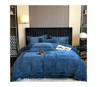 Set di coperture per Copripiumino Tfbhl Set di coperture per 4 Pezzi di Velluto di Velluto Inverno Inverno Inverno a Doppia Faccia in Vello a Doppia facciate più Coperta di Copertura per Letti per