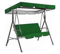 Set di coperture per dondolo da giardino e amache costruite con tessuto Oxford 210D per resistere al vento, alla pioggia e ai danni del sole nel tempo (verde scuro)