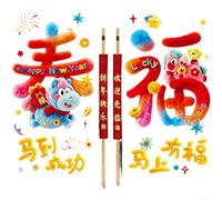 Set di coperture per maniglie della porta a tema Capodanno con adesivi per finestre per decorazione stagionale per interni, il tessuto morbido fornisce calore durante gli incontri invernali (A)