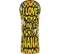 Set di coperture per mazze da golf, impermeabili, con targhette intercambiabili n. per driver ibridi e boschi da fairway I Love Being A Nana Bee Sunflower Family B-Day Crew