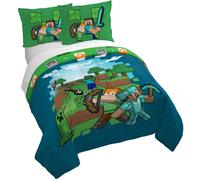 Set di coperture per piumino Jay Franco - copertina con apportatore a 3 pezzi e set sham da letto per bambini super morbido (inserto non incluso) blu
