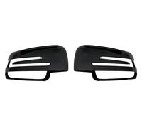 Set Di Coperture Per Specchietti Neri Lucidi Per Mercedes CL C216 06-13 Coppia