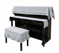 Set di coperture protettive alla moda per pianoforte verticale | Protezione contro gli urti e l'invecchiamento set di coperture per pianoforte verticale(D,SINGLE CHAIR COVER)