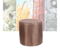 Set di coperture rotonde per mobili da patio, 230 x 100 cm, impermeabile, in tessuto Oxford 420D, resistente, protezione per mobili da esterno, per prato, cortile, resistente ai raggi UV, per tutte le