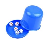 Set di coppe impilabili, set di - Coppa impilabile G -P Bar Game - Family Dice Cup S -P Set, Dice Shaker Cup con 5 Dices, Dice Shaker per Bar Party, Family