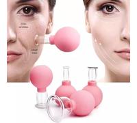 Set di coppettazione per il viso anti invecchiamento per il viso Gua Sha Strumenti facciali Coppettazione Rughe Massaggio Aspirazione Aspirazione Cupping Terapia Set per Viso Gamba Braccio Indietro