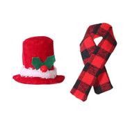 Set di copribottiglie di vino di Natale - Copribottiglie natalizie, confezione regalo riutilizzabile | Cappello da bottiglia con maniche per vino di Natale, portabottiglie di Babbo Natale, cope