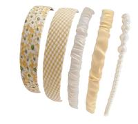 Set di copricapi decorati con perle in stile francese con fodera imbottita, tonalità blu, accessori per capelli per eventi formali