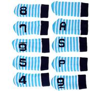 Set di copricapo per mazze da golf in ferro, per Titleist Callaway Taylormade 10 pezzi (azzurro)