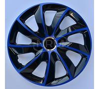 Set di copricerchi STIEG, da 14 pollici, colore blu e nero