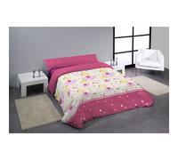 Set di copripiumino Hosteline BAILA Rosa Singolo 2 Pezzi