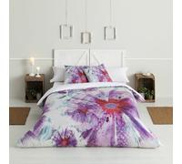 Set di copripiumino Hosteline BATIK Malva Ala francese 3 Pezzi