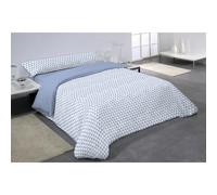 E_0002_D2100540 Hosteline Set di copripiumino Hosteline DAREL Azzurro 3 Pezzi Ca