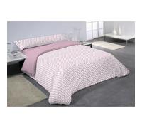 Set di copripiumino Hosteline DAREL Rosa Ala francese 3 Pezzi