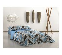 Set di copripiumino Hosteline INCA Azzurro Osimano 260 x 240 cm 4 Pezzi