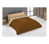 Set di copripiumino Hosteline LOGO Beige Osimano 260 x 240 cm 4 Pezzi