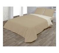 Set di copripiumino Hosteline VEGAS Beige Ala francese 3 Pezzi