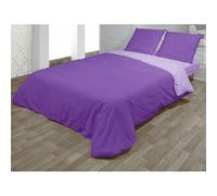 Set di copripiumino Hosteline VEGAS Malva Ala francese 3 Pezzi