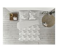 Set di copripiumino Pierre Cardin LUCIA Grigio Singolo 2 Pezzi