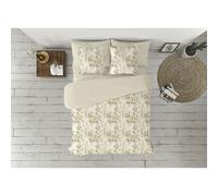 Pierre Cardin Set copripiumino Lucia marrone per letto da 150/160 3 pezzi