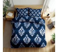 Set di Copripiumino Teschio con Stampa Stile Dark Cultura Rock Copripiumino con Cerniera per Ragazze, Ragazzi e Adolescenti Stile Punk Gotico Copertura del Piumone 150 x 220 cm