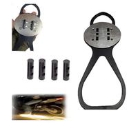 Set di copriscarpe in pietra focaia per skateboard, moto e bicicletta, 5 pezzi: 1 copriscarpe + 4 cuscinetti in pietra focaia