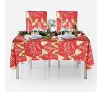 Set Di Coprisedie E Tovaglia Di Natale Per Decorare La Casa