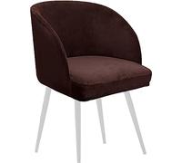 Set di coprisedie in velluto elasticizzato, per sedie moderne di metà secolo con schienale curvo, disponibili in confezioni da 1/2/4/6, perfetti per decorare la cucina e il soggiorno