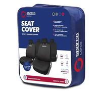 Set di Coprisedili Sparco Corsa Nero/Rosso