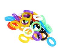 Set di copritasti colorati in silicone per uso quotidiano, 2,4 x 2,4 cm, protezione 80 pezzi