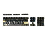 Set di copritasti con profilo a tema faraone egiziano, sublimazione della tintura PBT, copritasti anime lucidi, compatibili con tastiere meccaniche(Cherry 104 key set)