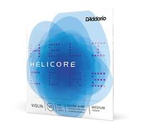 Set di corde D'Addario Helicore per violino con corda E wound, Scala 4/4, Tensione Media, Set completo-Wound E