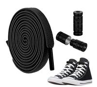 Set Di Corde Di Lacci Pigri - Senza Lacci Per Cravatta Piatti Elastici, Buone Corde Per Scarpe Tenacia | Lacci Per Scarpe Sportive Con Vestibilità Regolabile Per Bo, Nero , Se référer au descriptif