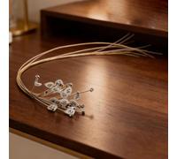 Set di corde di ricambio per arpa a lira con estremità sferica per modelli a 7, 10, 16, 19, 21, 24 corde che forniscono una risonanza chiara e un controllo flessibile del volume (19 corde)