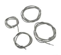 Set di corde elastiche per sedia a sdraio, include quattro pezzi con finiture in metallo su entrambe le estremità, progettato per la sostituzione di gambe e schienale corde (grigio)